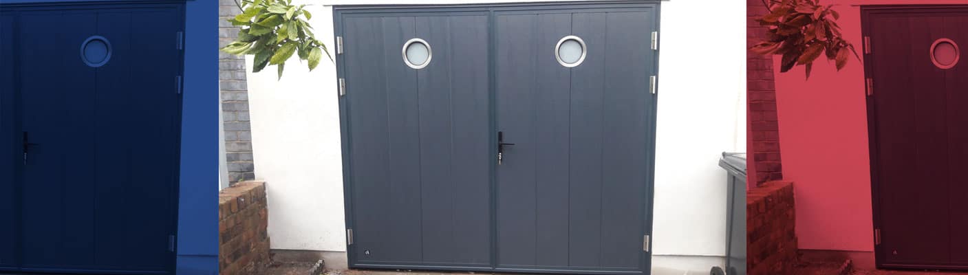 side hinged garage doors cardiff