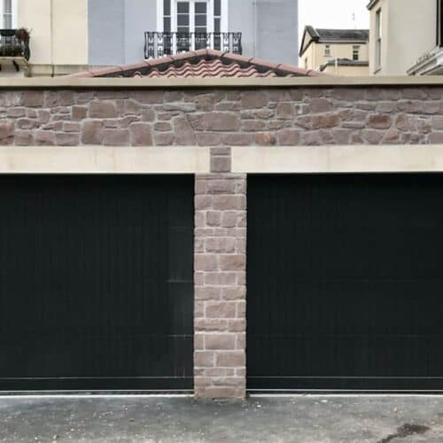 Cedar Door Bakewell Timber Sectional Doors in Ebony