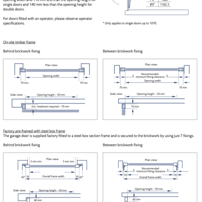 Garador _ Hormann Retractable Door - Technical