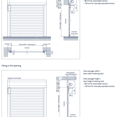 Garador _ Hormann Roller Door Technical Detail