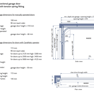 Garador _ Hormann Sectional - Side Extension Spring Technical