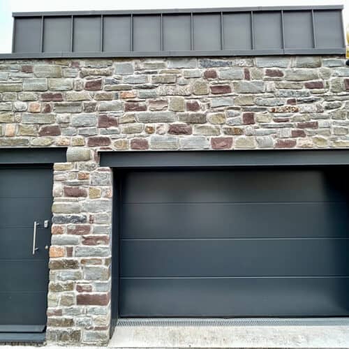 Large-Rib-Anthracite-Insulated-Sectional-Garage-Door-with-Matching-Aluminium-Side-Door