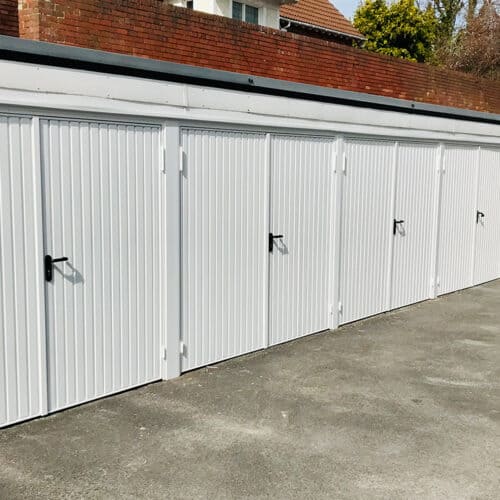 Row-of-Garador-Carlton-Steel-Side-Hinged-Garage-Doors